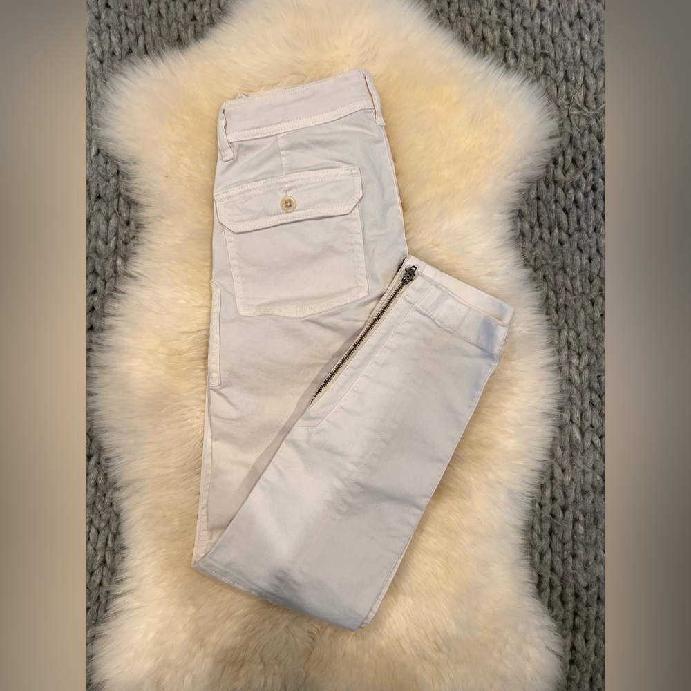 J Crew Skinny Cargo Pant With Ankle Zipper